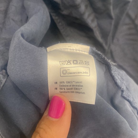 Tentree Blue Relaxed Sleeveless Tank Top - Picture 10 of 11